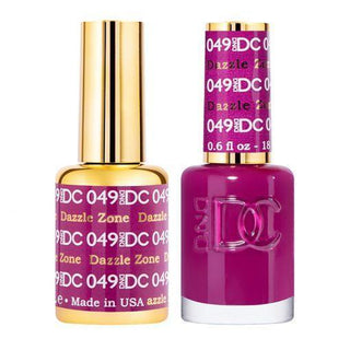  DND DC Gel Nail Polish Duo - 049 Pink Colors - Dazzle Zone by DND DC sold by DTK Nail Supply