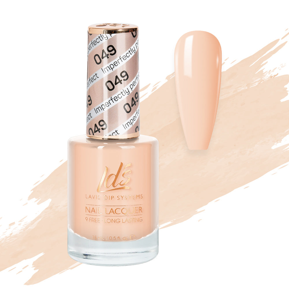  LDS Nail Lacquer - 049 Imperfectly Perfect by LDS sold by DTK Nail Supply