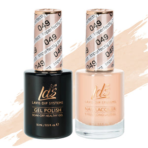  LDS Gel Nail Polish Duo - 049 Imperfectly Perfect by LDS sold by DTK Nail Supply