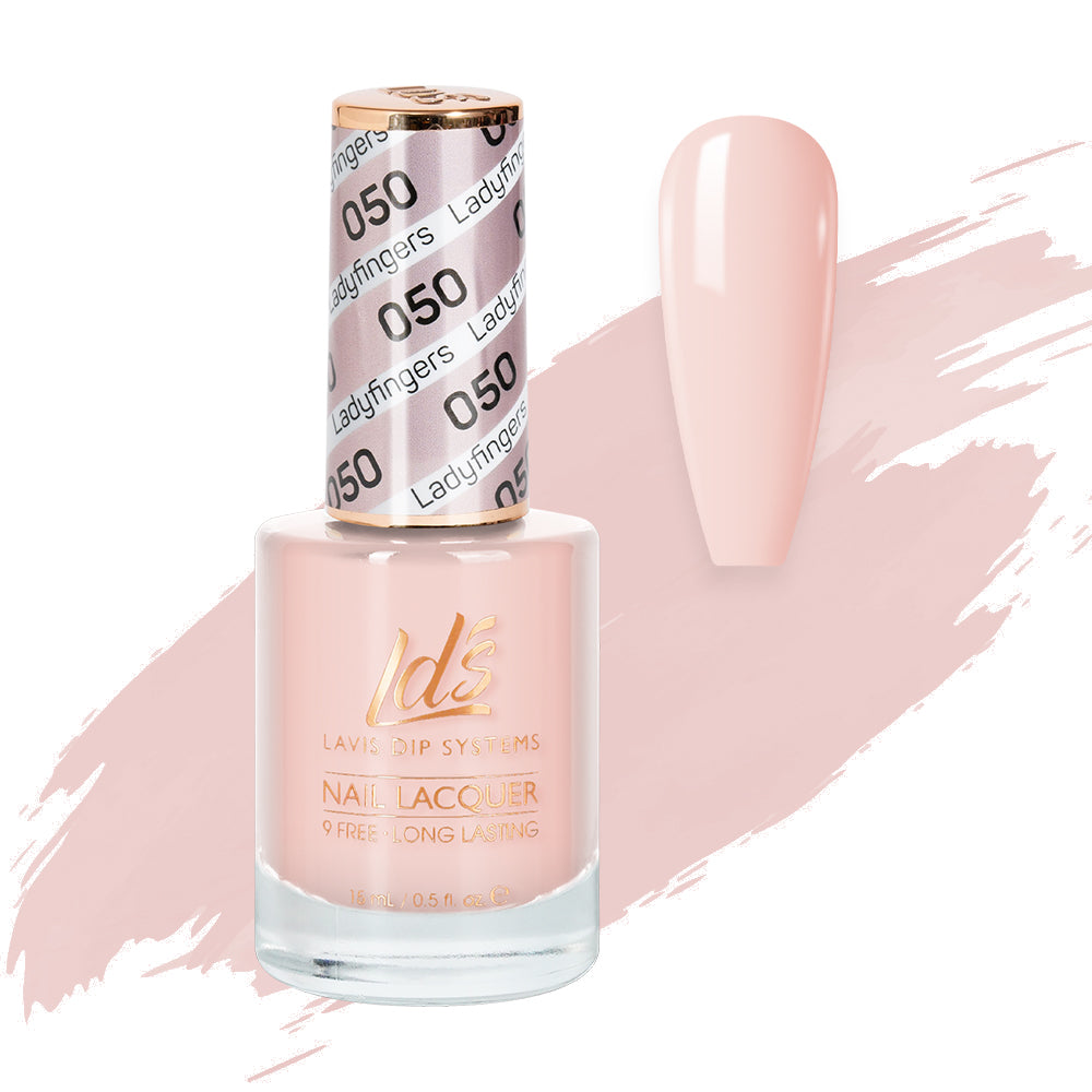  LDS Nail Lacquer - 050 Ladyfingers by LDS sold by DTK Nail Supply
