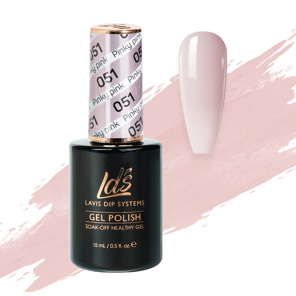  LDS Hema Free Gel Polish 051 - Pinky Pink by LDS HEMA FREE GEL POLISH sold by DTK Nail Supply