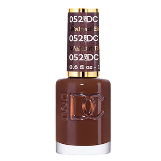 DND DC Nail Lacquer - 052 Brown Colors - Walnut Brown by DND DC sold by DTK Nail Supply