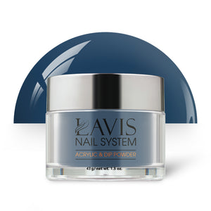  Lavis Acrylic Powder - 052 Lesson Blue by LAVIS NAILS sold by DTK Nail Supply