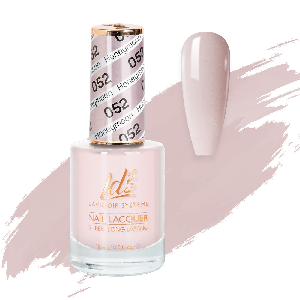  LDS Nail Lacquer - 052 Honeymoon by LDS sold by DTK Nail Supply