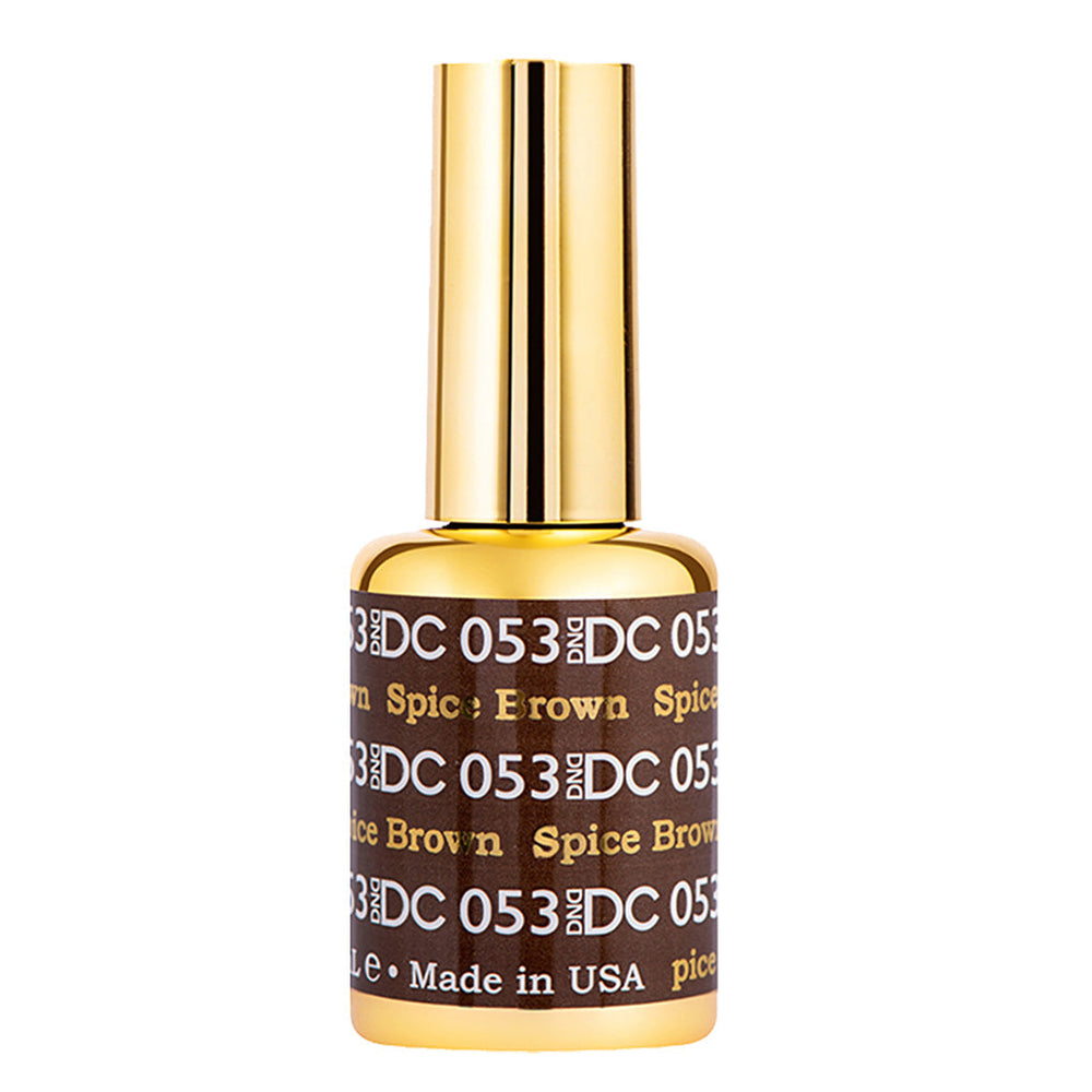 DND DC Gel Polish - 053 Brown Colors - Spiced Brown by DND DC sold by DTK Nail Supply