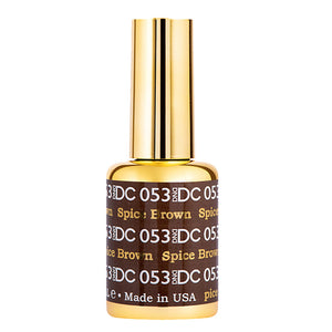 DND DC Gel Polish - 053 Brown Colors - Spiced Brown by DND DC sold by DTK Nail Supply