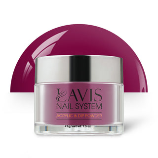  Lavis Acrylic Powder - 054 Hibiscus Tea Pink - Pink Colors by LAVIS NAILS sold by DTK Nail Supply