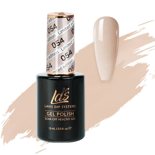  LDS Gel Polish 054 - Neutral, Beige Colors - Limited Editon by LDS sold by DTK Nail Supply