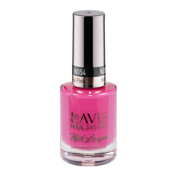  LAVIS Nail Lacquer - 054 Hibiscus Tea Pink by LAVIS NAILS sold by DTK Nail Supply