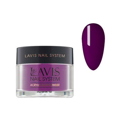  Lavis Acrylic Powder - 055 Mystical Purple by LAVIS NAILS sold by DTK Nail Supply