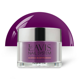  Lavis Acrylic Powder - 055 Mystical Purple - Purple Colors by LAVIS NAILS sold by DTK Nail Supply
