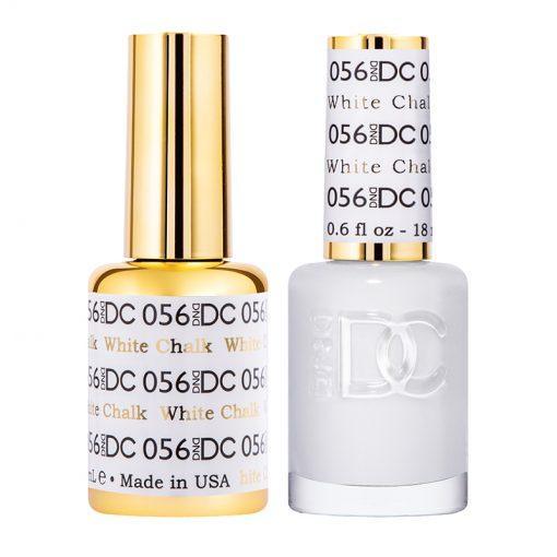  DND DC Gel Nail Polish Duo - 056 White Chalk by DND DC sold by DTK Nail Supply