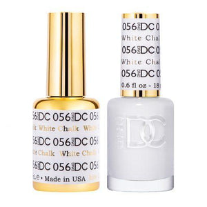  DND DC Gel Nail Polish Duo - 056 White Chalk by DND DC sold by DTK Nail Supply