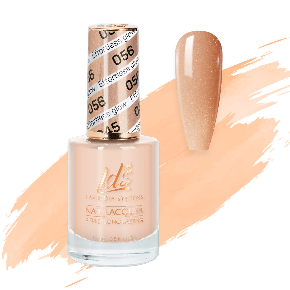  LDS Nail Lacquer - 056 Effortless Glow by LDS sold by DTK Nail Supply