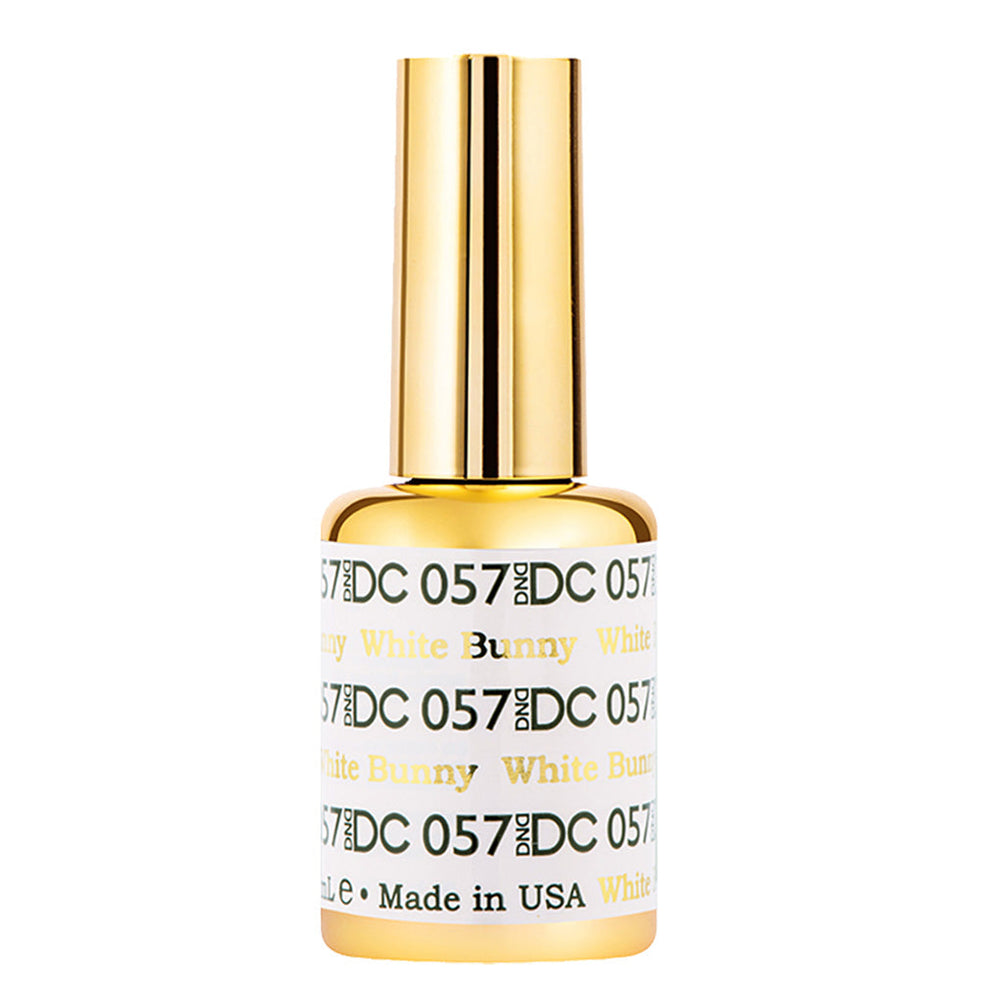 DND DC Gel Polish - 057 Off White Colors - White Bunny by DND DC sold by DTK Nail Supply