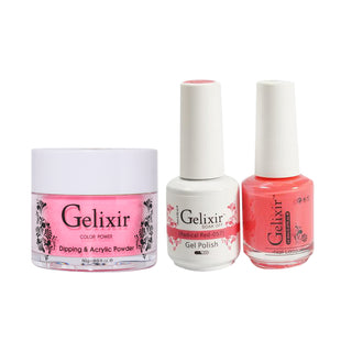  Gelixir 3 in 1 - 057 Radical Red - Acrylic & Dip Powder, Gel & Lacquer by Gelixir sold by DTK Nail Supply