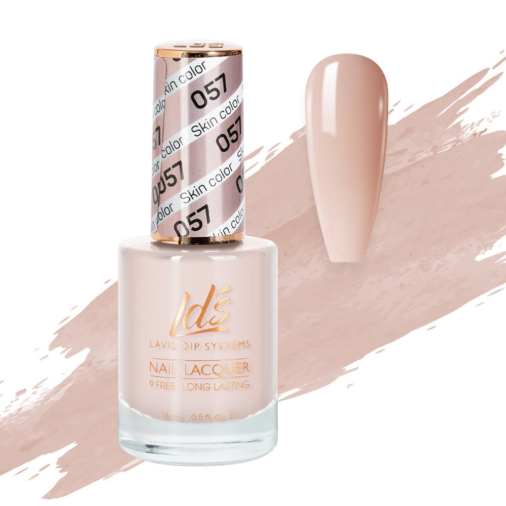  LDS Nail Lacquer - 057 Skin Color by LDS sold by DTK Nail Supply