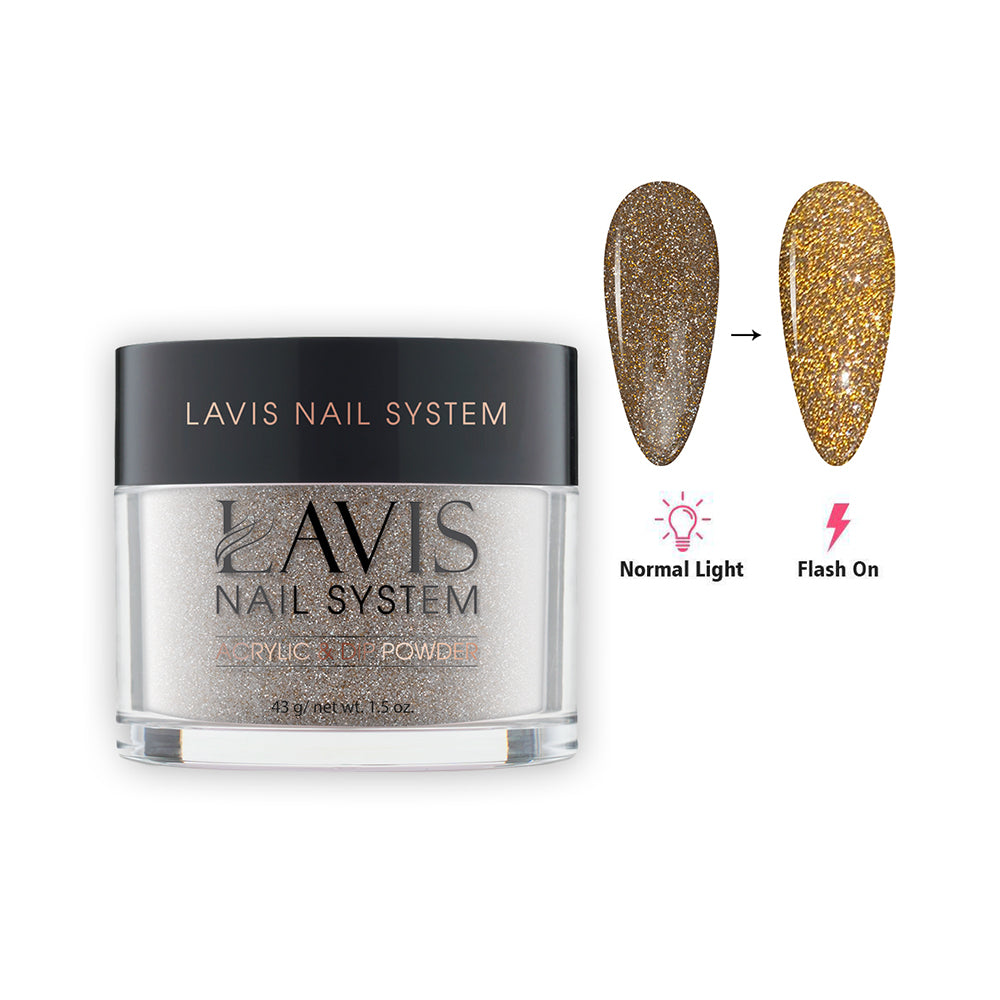  LAVIS Diamond Flash Glitter DF05 - Acrylic & Dip Powder 1.5 oz by LAVIS NAILS sold by DTK Nail Supply