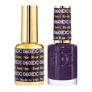  DND DC Gel Nail Polish Duo - 060 Purple Colors - Beet Root by DND DC sold by DTK Nail Supply