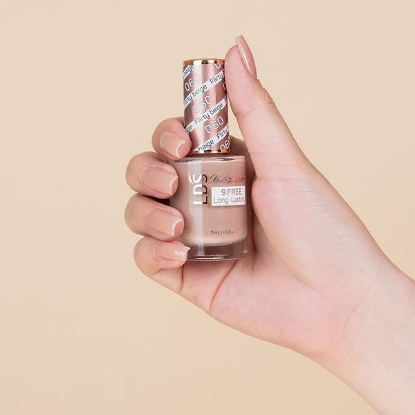  LDS Hema Free Gel Polish 060 - Flirty Beige by LDS HEMA FREE GEL POLISH sold by DTK Nail Supply