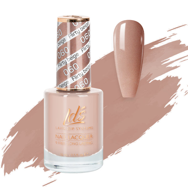  LDS Nail Lacquer - 060 Flirty Beige by LDS sold by DTK Nail Supply
