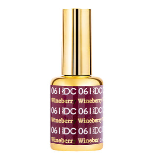 DND DC Gel Polish - 061 Red Colors - Wine Berry by DND DC sold by DTK Nail Supply