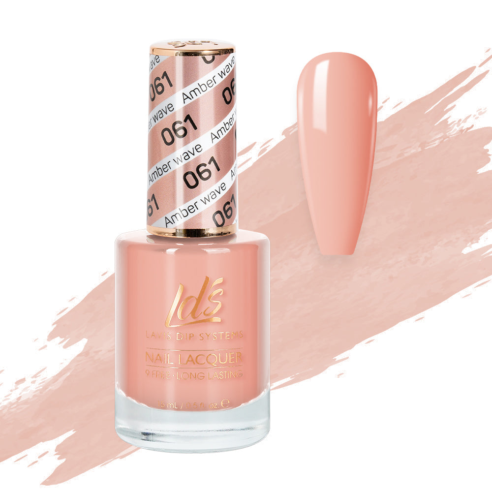  LDS Nail Lacquer - 061 Amber Wave by LDS sold by DTK Nail Supply