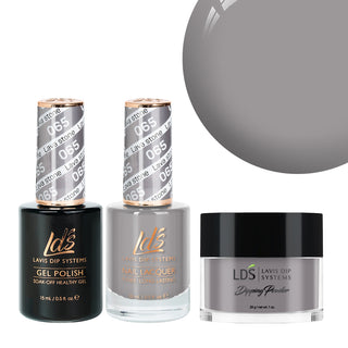  LDS 3 in 1 - 065 Lava Stone - Dip, Gel & Lacquer Matching by LDS sold by DTK Nail Supply