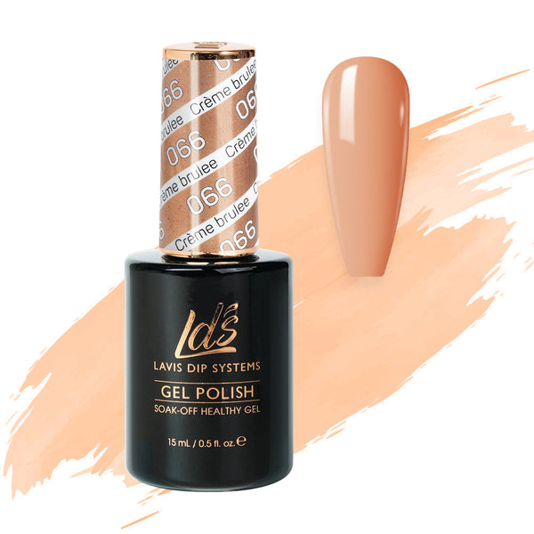  LDS Hema Free Gel Polish 066 - Crème Brulee by LDS HEMA FREE GEL POLISH sold by DTK Nail Supply
