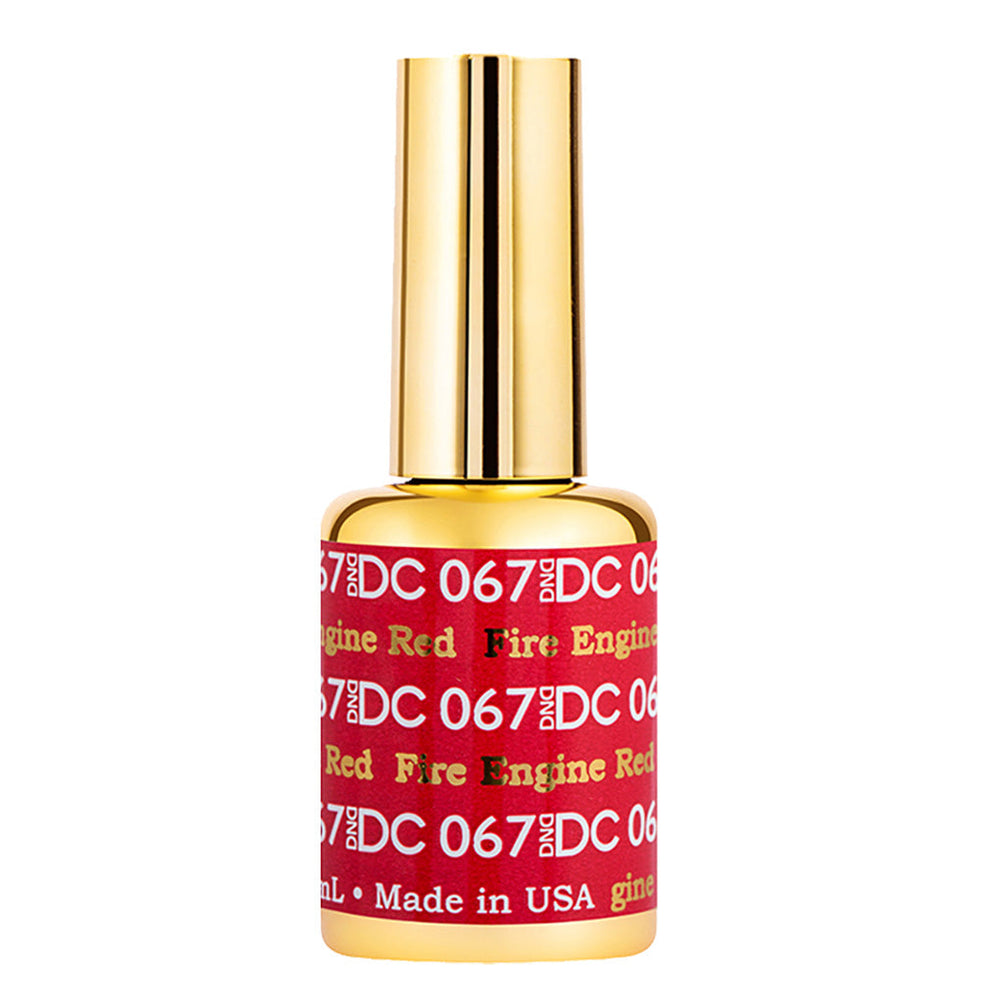 DND DC Gel Polish - 067 Red Colors - Fire Engine Red by DND DC sold by DTK Nail Supply
