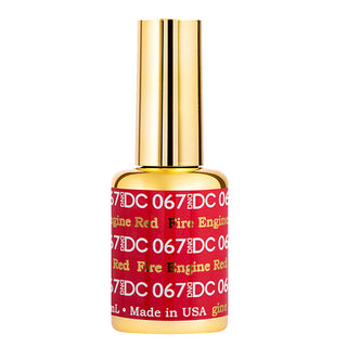 DND DC Gel Polish - 067 Red Colors - Fire Engine Red