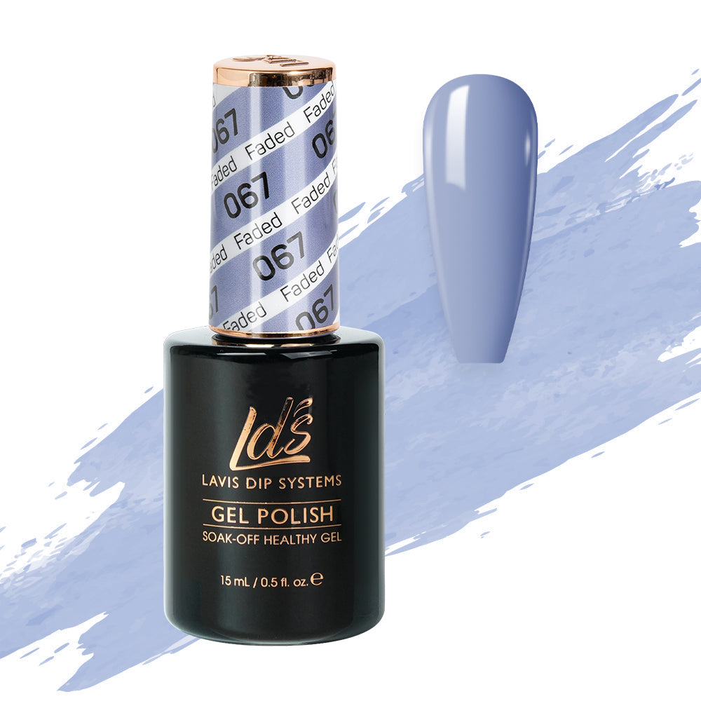 LDS Gel Polish 067 - Blue Colors - Faded