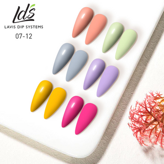  LDS Healthy Gel Color Set (6 colors): 007 to 012 by LDS sold by DTK Nail Supply