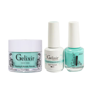  Gelixir 3 in 1 - 071 Bright Turquoise - Acrylic & Dip Powder, Gel & Lacquer by Gelixir sold by DTK Nail Supply