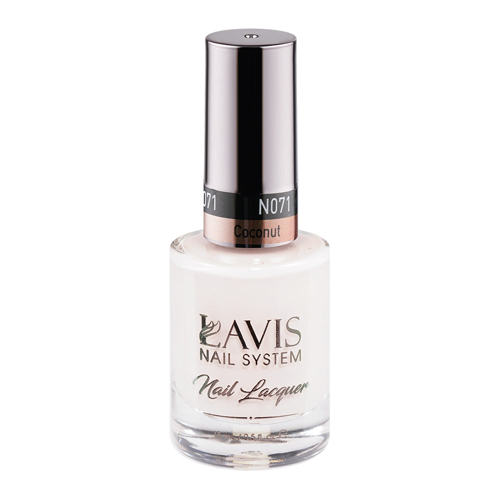  LAVIS Nail Lacquer - 071 Coconut by LAVIS NAILS sold by DTK Nail Supply