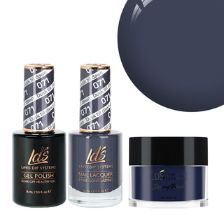  LDS 3 in 1 - 071 Dusk Till Dawn - Dip, Gel & Lacquer Matching by LDS sold by DTK Nail Supply