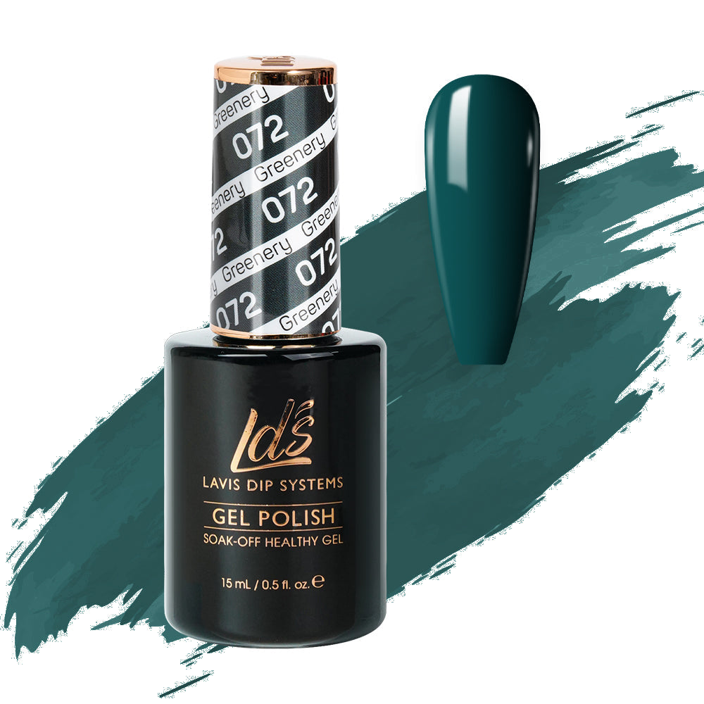 LDS Gel Polish 072 - Green Colors - Greenery