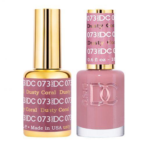  DND DC Gel Nail Polish Duo - 073 Dusty Red by DND DC sold by DTK Nail Supply