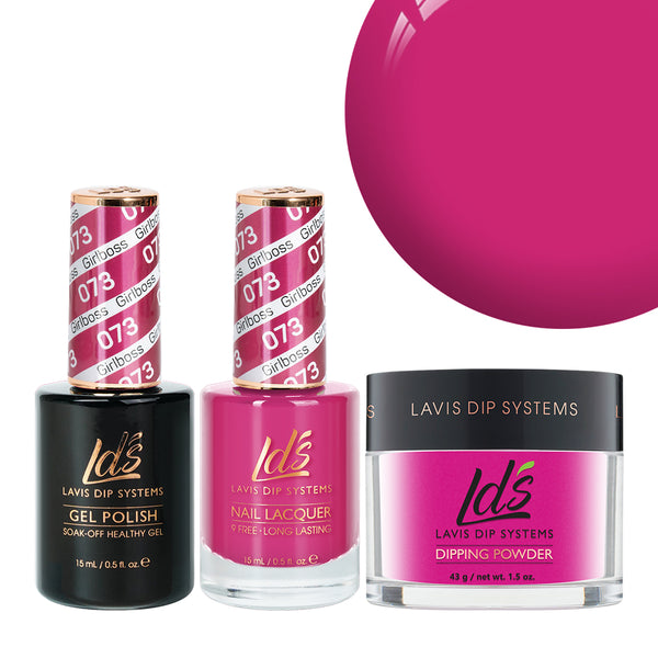  LDS 3 in 1 - 073 #Girlboss - Dip, Gel & Lacquer Matching by LDS sold by DTK Nail Supply