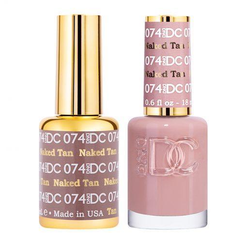  DND DC Gel Nail Polish Duo - 074 Naked Tan by DND DC sold by DTK Nail Supply