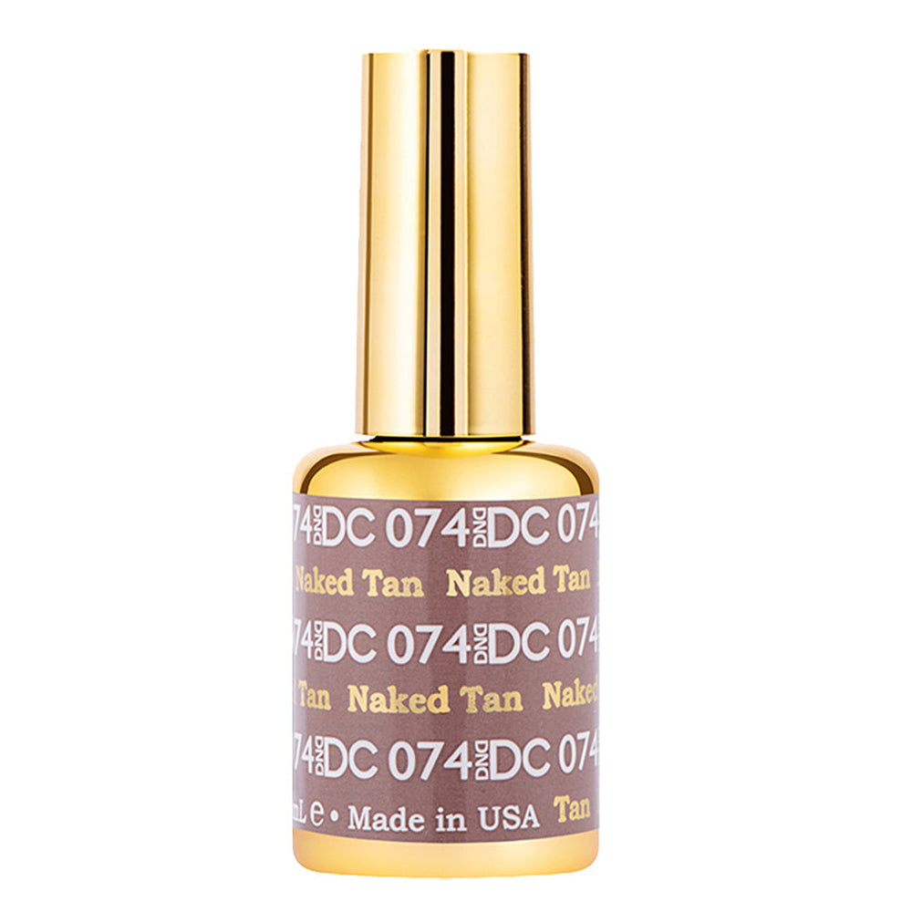 DND DC Gel Polish - 074 Brown Colors - Naked Tan by DND DC sold by DTK Nail Supply