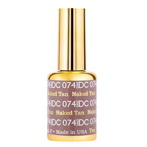 DND DC Gel Polish - 074 Brown Colors - Naked Tan by DND DC sold by DTK Nail Supply