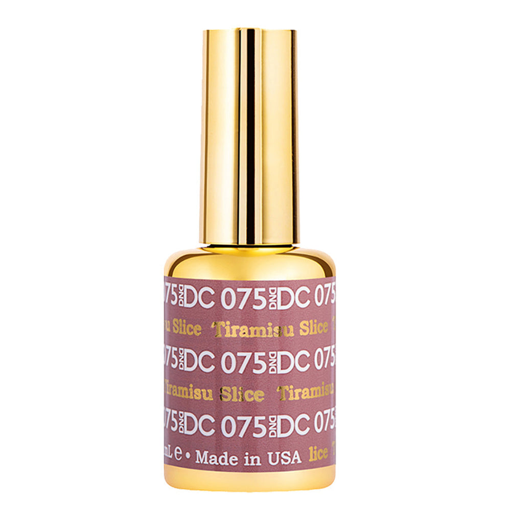 DND DC Gel Polish - 075 Brown Colors - Tiramisu Slice by DND DC sold by DTK Nail Supply