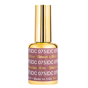 DND DC Gel Polish - 075 Brown Colors - Tiramisu Slice by DND DC sold by DTK Nail Supply