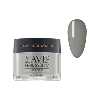  Lavis Acrylic Powder - 075 Cloudy Gray - Gray, Beige Colors by LAVIS NAILS sold by DTK Nail Supply