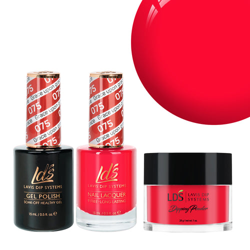  LDS 3 in 1 - 075 Grace Upon Grace - Dip, Gel & Lacquer Matching by LDS sold by DTK Nail Supply