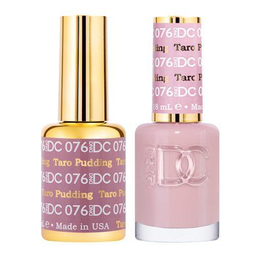  DND DC Gel Nail Polish Duo - 076 Taro Pudding by DND DC sold by DTK Nail Supply