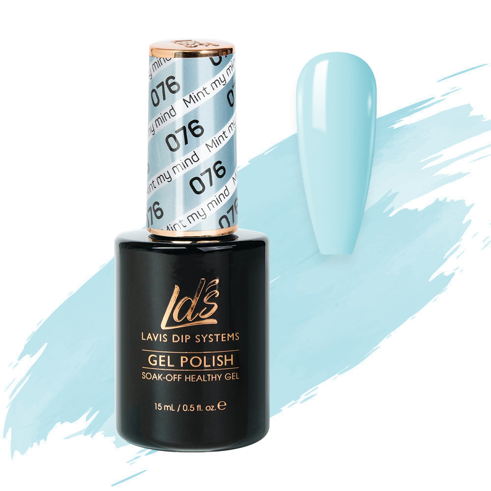  LDS Hema Free Gel Polish 076 - Mint My Mind by LDS HEMA FREE GEL POLISH sold by DTK Nail Supply