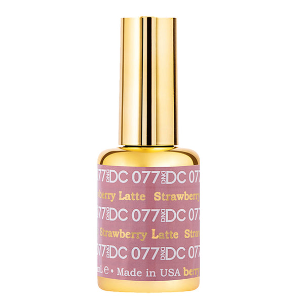 DND DC Gel Polish - 077 Brown Colors - Strawberry Latte by DND DC sold by DTK Nail Supply