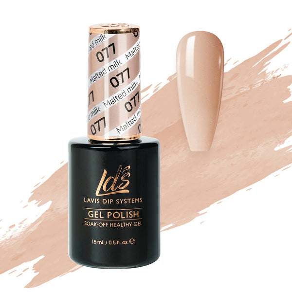  LDS Hema Free Gel Polish 077 - Malted Milk by LDS HEMA FREE GEL POLISH sold by DTK Nail Supply